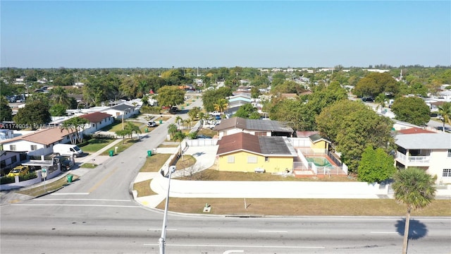 birds eye view of property featuring a residential view