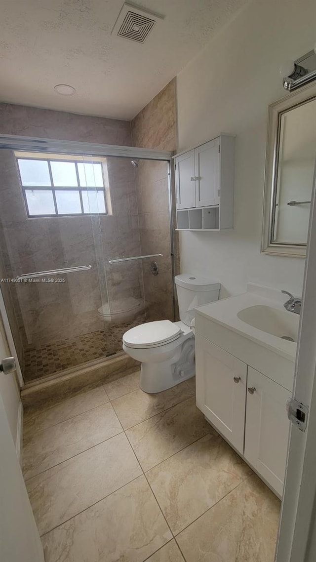 11715 SW 183rd St, Miami, FL 33177 - bathroom featuring toilet, a shower stall, and vanity