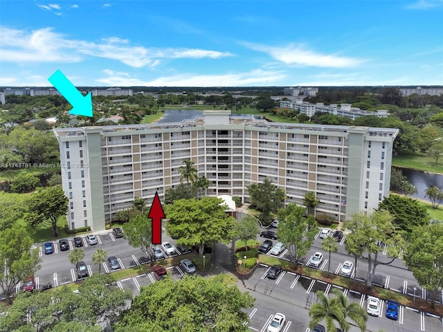 view of property featuring a water view