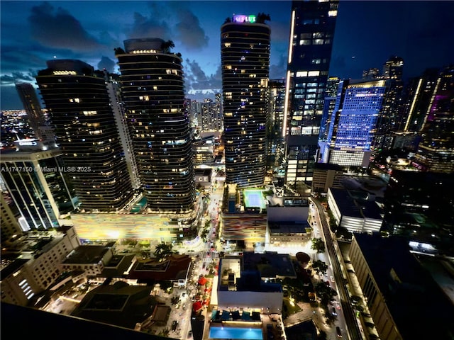 1000 Brickell Plz Unit 4314, Miami, FL 33131 - view of city with a view of city lights