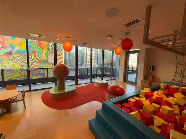 1000 Brickell Plz Unit 4314, Miami, FL 33131 - lobby featuring visible vents and a city view