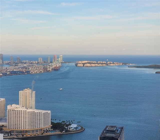 1000 Brickell Plz Unit 4314, Miami, FL 33131 - property view of water featuring a city view