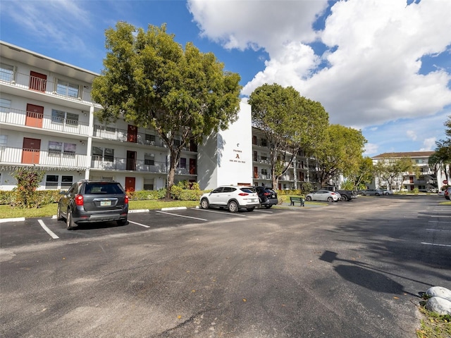 view of uncovered parking lot