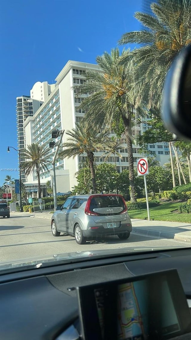 view of parking / parking lot