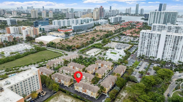 18408 NE 27th Ct Unit 18408, Aventura, FL 33160 - drone / aerial view of city skyline and a large body of water