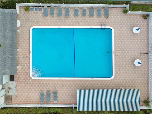 view of pool