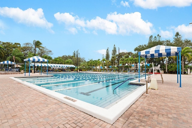 view of community pool