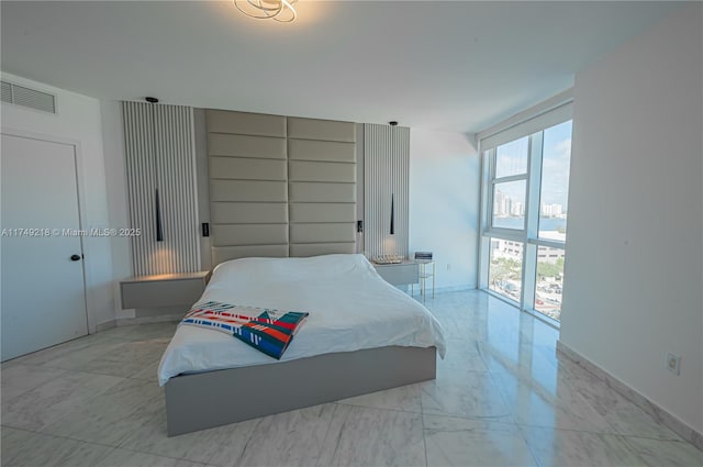 18201 Collins Ave Unit 1201, Sunny Isles Beach, FL 33160 - bedroom with marble finish floors