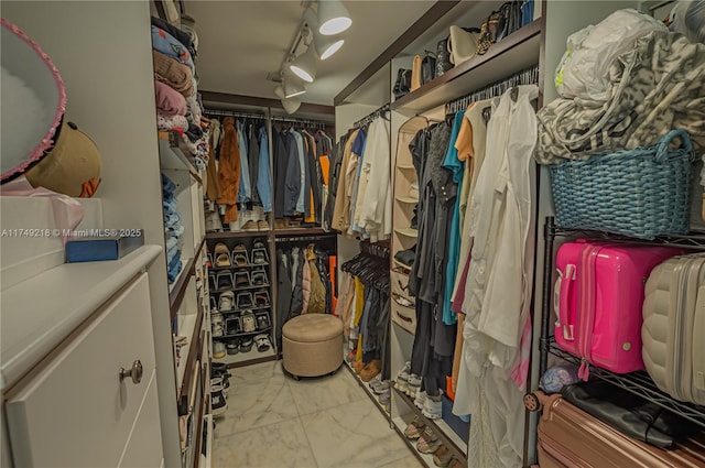 18201 Collins Ave Unit 1201, Sunny Isles Beach, FL 33160 - walk in closet with marble finish flooring