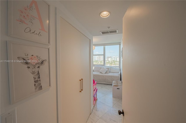 18201 Collins Ave Unit 1201, Sunny Isles Beach, FL 33160 - corridor with light tile patterned floors