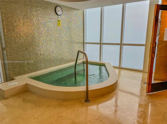 18201 Collins Ave Unit 1201, Sunny Isles Beach, FL 33160 - view of pool with a hot tub