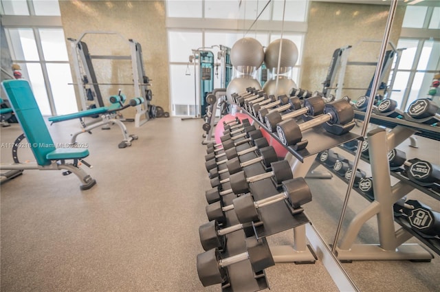 18201 Collins Ave Unit 1201, Sunny Isles Beach, FL 33160 - view of gym