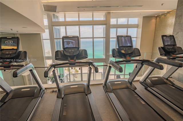 18201 Collins Ave Unit 1201, Sunny Isles Beach, FL 33160 - view of gym