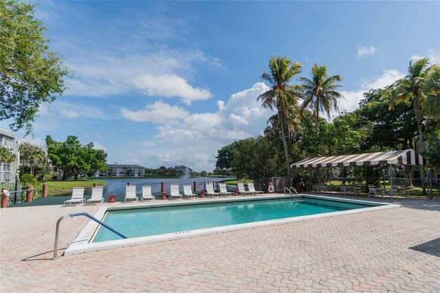 view of community pool