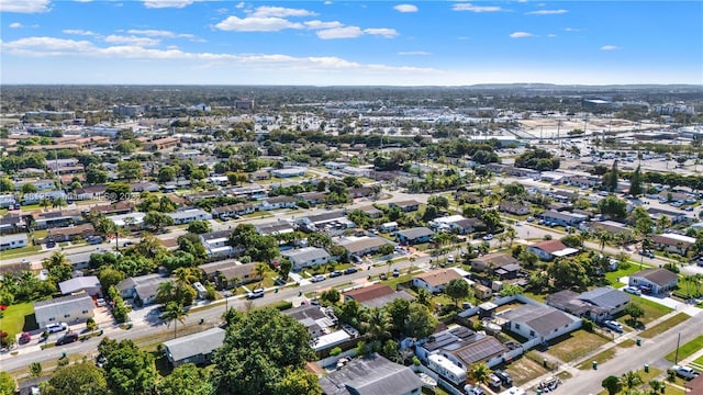 bird's eye view featuring a residential view