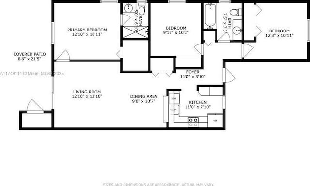 10927 NW 29th Ct, Sunrise, FL 33322 - view of layout