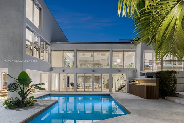 144 N Prospect Dr, Coral Gables, FL 33133 - outdoor pool featuring a patio area