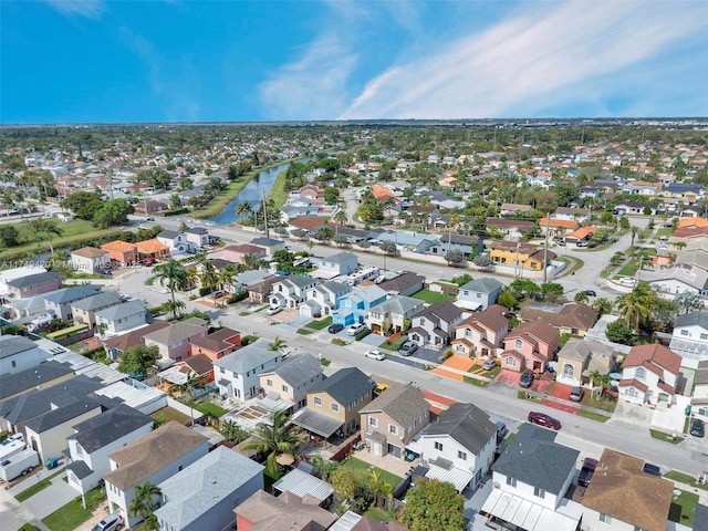 drone / aerial view featuring a residential view