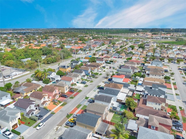 birds eye view of property featuring a residential view