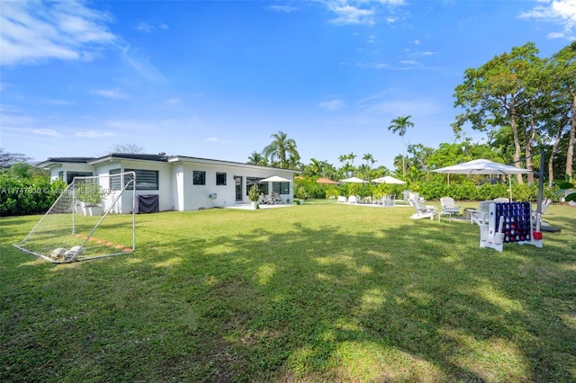 view of yard