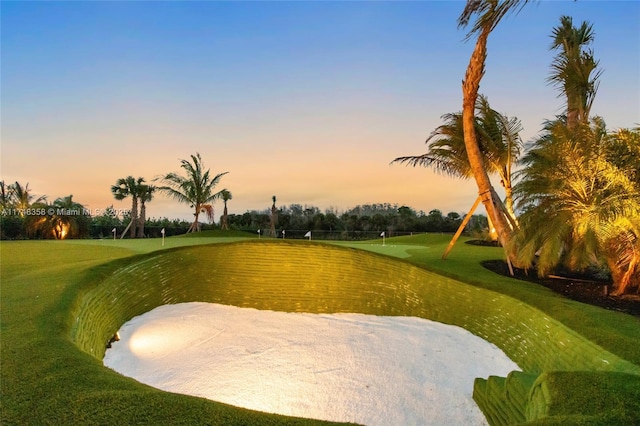 view of home's community with view of golf course