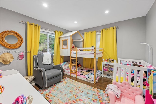 431 NE 110th Ter, Miami, FL 33161 - bedroom featuring wood finished floors and recessed lighting