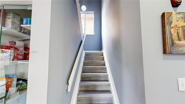 view of stairs