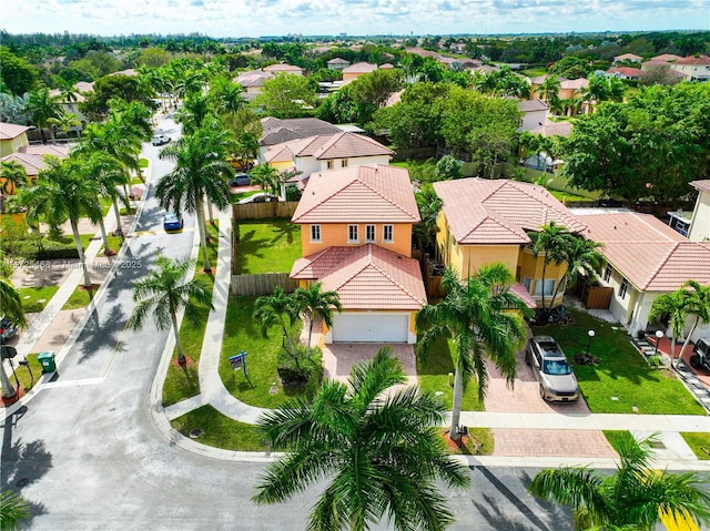 birds eye view of property featuring a residential view