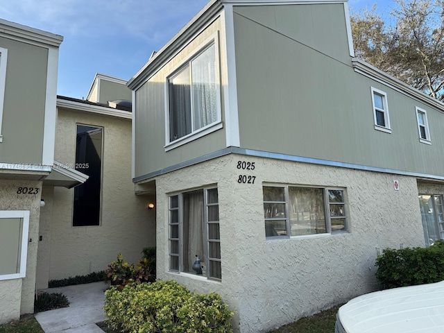 view of property exterior featuring stucco siding