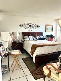 view of tiled bedroom