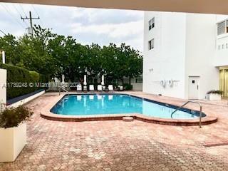 pool featuring a patio area