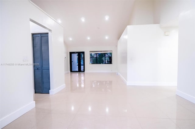 28451 SW 164th Ave, Homestead, FL 33033 - corridor featuring tile patterned flooring, baseboards, and recessed lighting