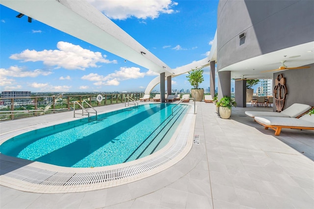 community pool featuring a patio