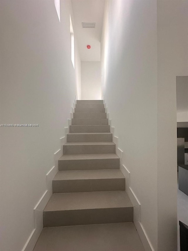 stairs with visible vents