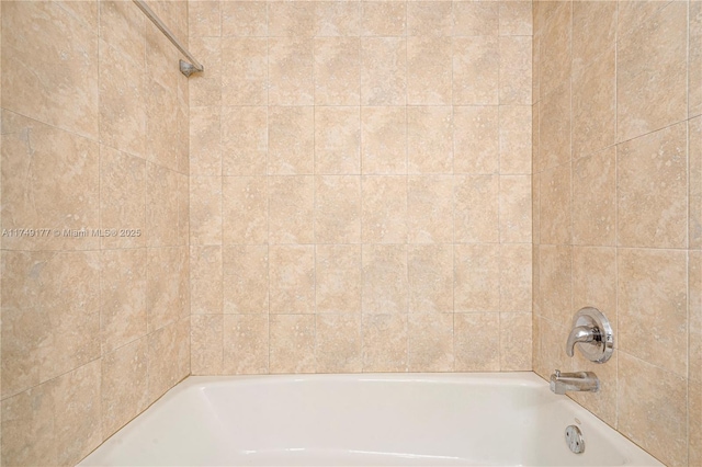 full bath with washtub / shower combination