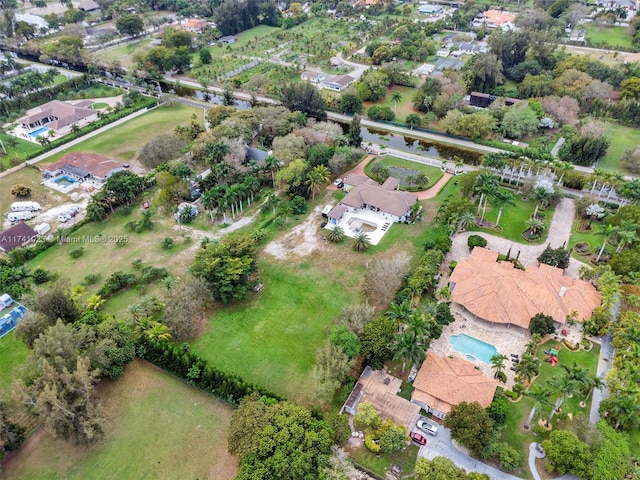 birds eye view of property featuring a residential view