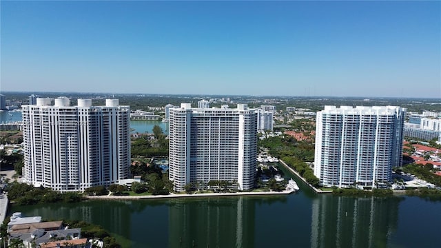 7000 Island Blvd Unit 905, Aventura, FL 33160 - birds eye view of property with a water view and a view of city