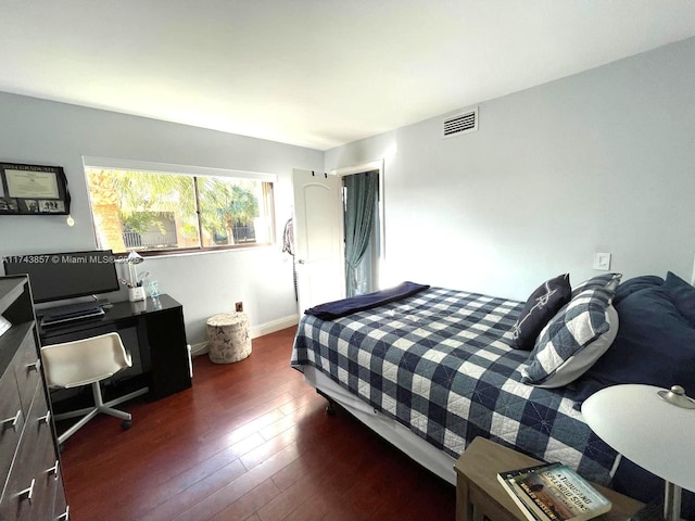 8415 SW 107th Ave Unit 363W, Miami, FL 33173 - bedroom featuring dark wood-style flooring