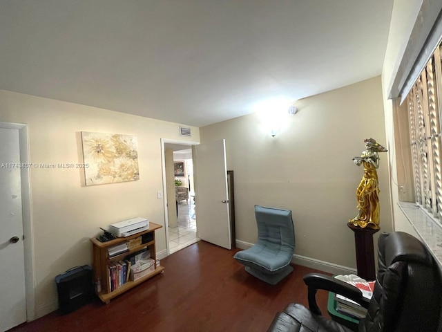 8415 SW 107th Ave Unit 363W, Miami, FL 33173 - living area featuring wood finished floors and baseboards