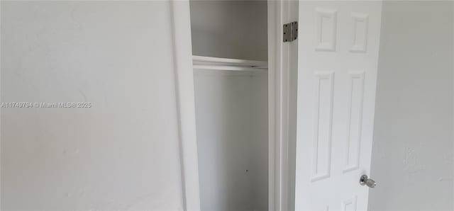 view of closet