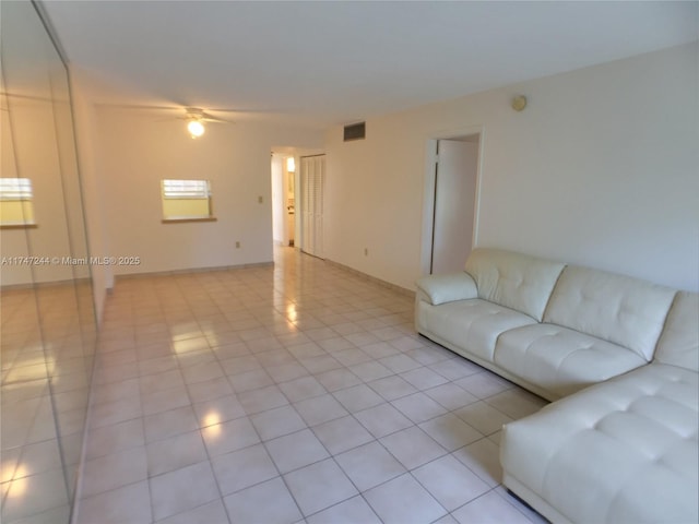 1821 Jefferson Ave Unit 205, Miami Beach, FL 33139 - living room featuring light tile patterned flooring