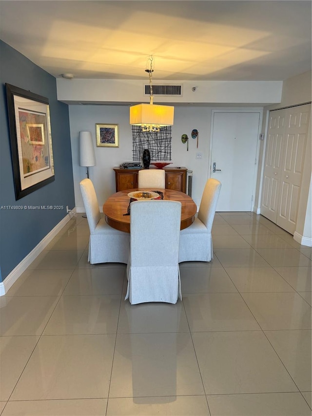 3530 Mystic Pointe Dr Unit 2303, Aventura, FL 33180 - dining room featuring tile patterned floors and baseboards