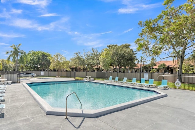 9745 NW 37th St Unit 9745, Sunrise, FL 33351 - pool with fence and a patio