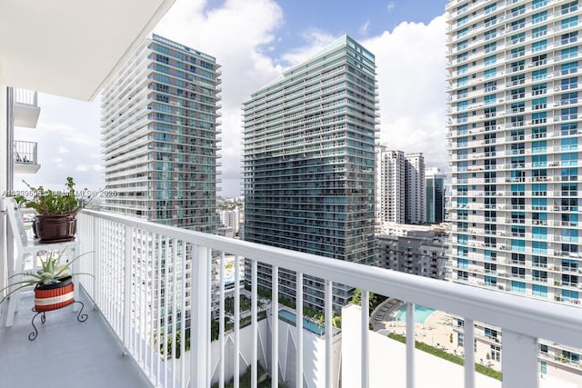 1250 S Miami Ave Unit 2214, Miami, FL 33130 - balcony with a city view