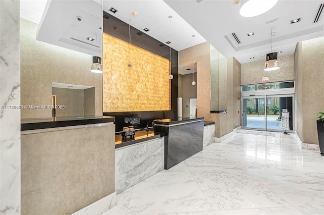 1250 S Miami Ave Unit 2214, Miami, FL 33130 - reception with a high ceiling