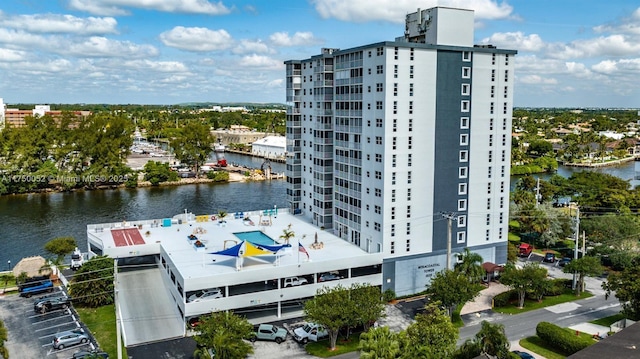 1505 N Riverside Dr Unit 604, Pompano Beach, FL 33062 - view of apartment building / complex with a water view