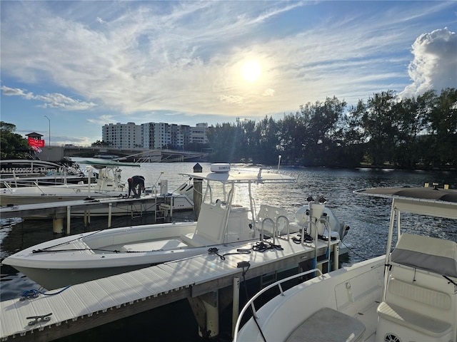 1505 N Riverside Dr Unit 604, Pompano Beach, FL 33062 - dock area featuring a water view