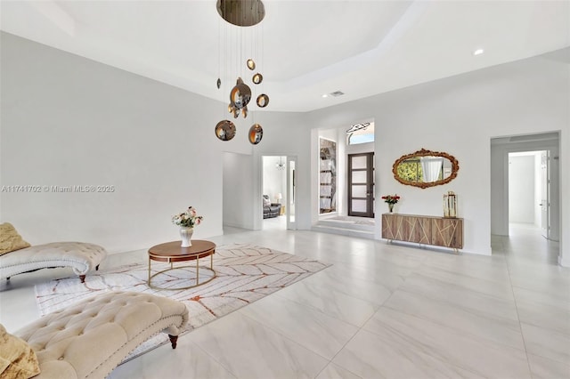 14955 SW 33rd St, Davie, FL 33331 - living room with recessed lighting and a tray ceiling
