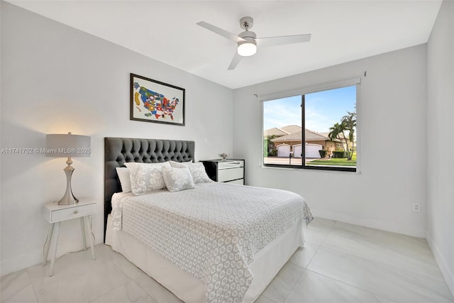 14955 SW 33rd St, Davie, FL 33331 - bedroom with ceiling fan and baseboards