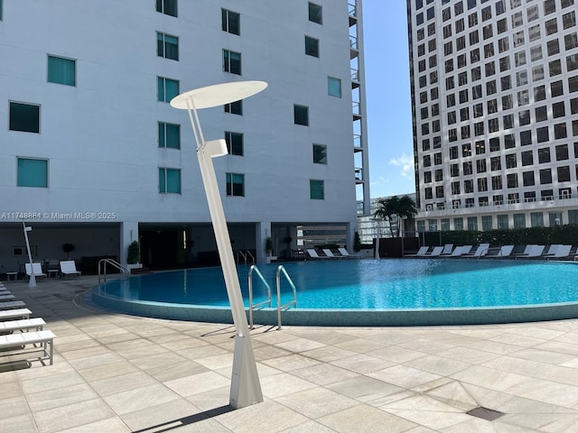 view of pool